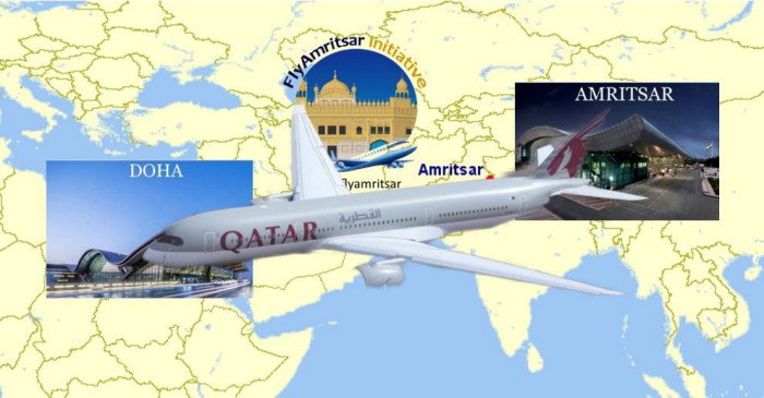 قطر ائیرویز نے دوحہ-امرتسر براہ راست پروازیں شروع کیں