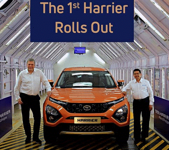 اگلے سال لانچ ہوگی ٹاٹا موٹرز کی SUV Harrier کار