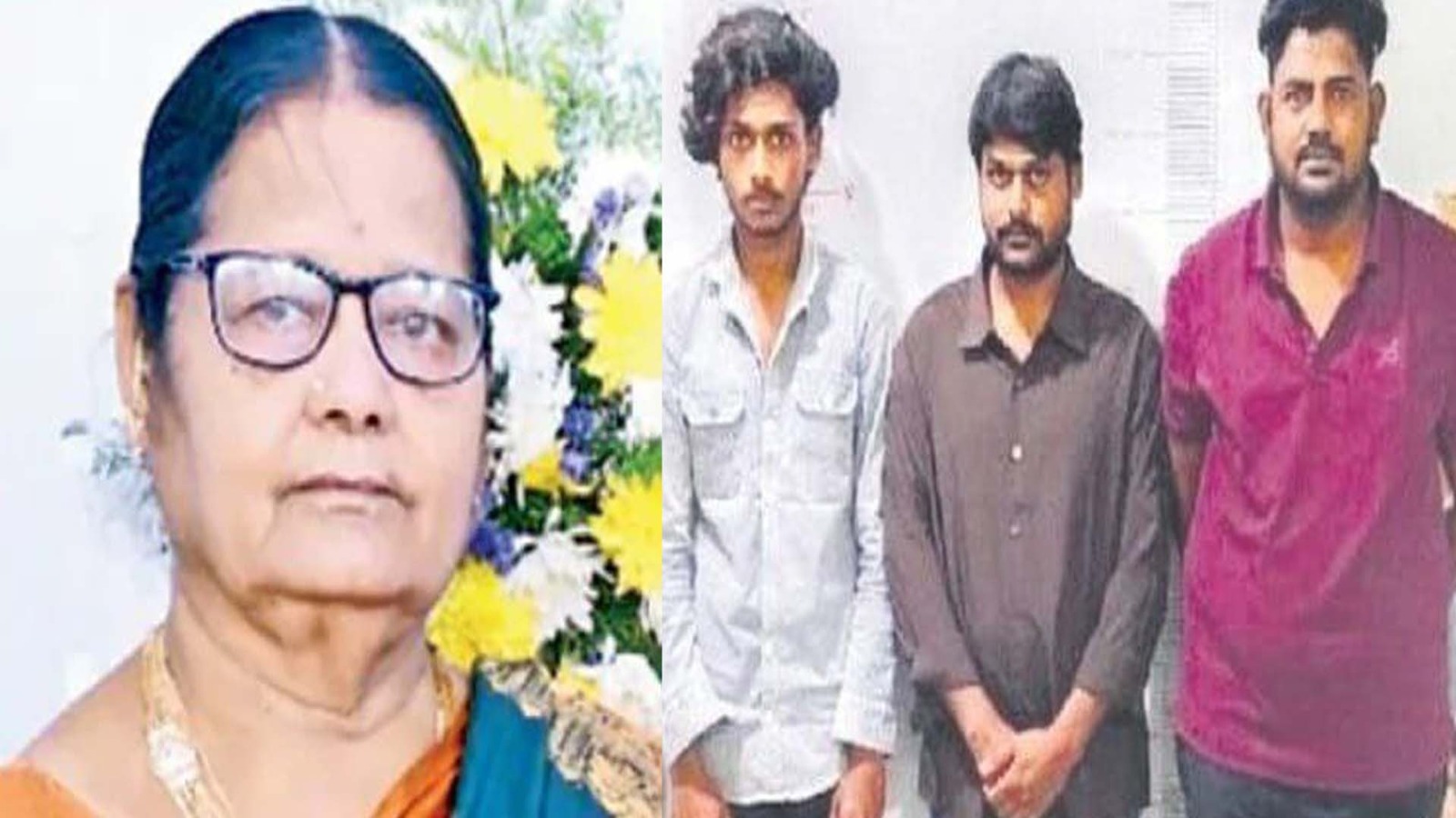 حیدرآباد: سونے کے لیے 65 سالہ خاتون کا قتل، کرایہ دار کیب ڈرائیور سمیت تین گرفتار