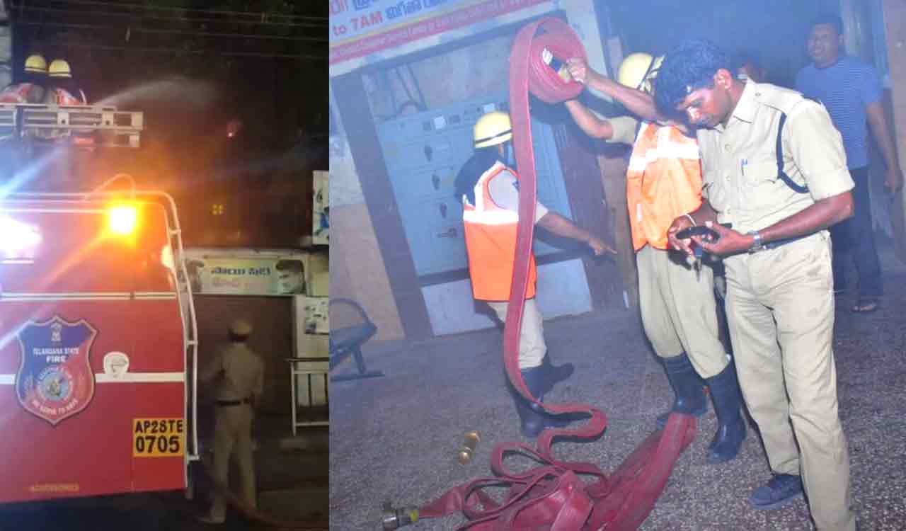کریم نگر میں آتشزدگی کے بعد کئی اضلاع میں BSNL کی خدمات درہم برہم ہوگئیں