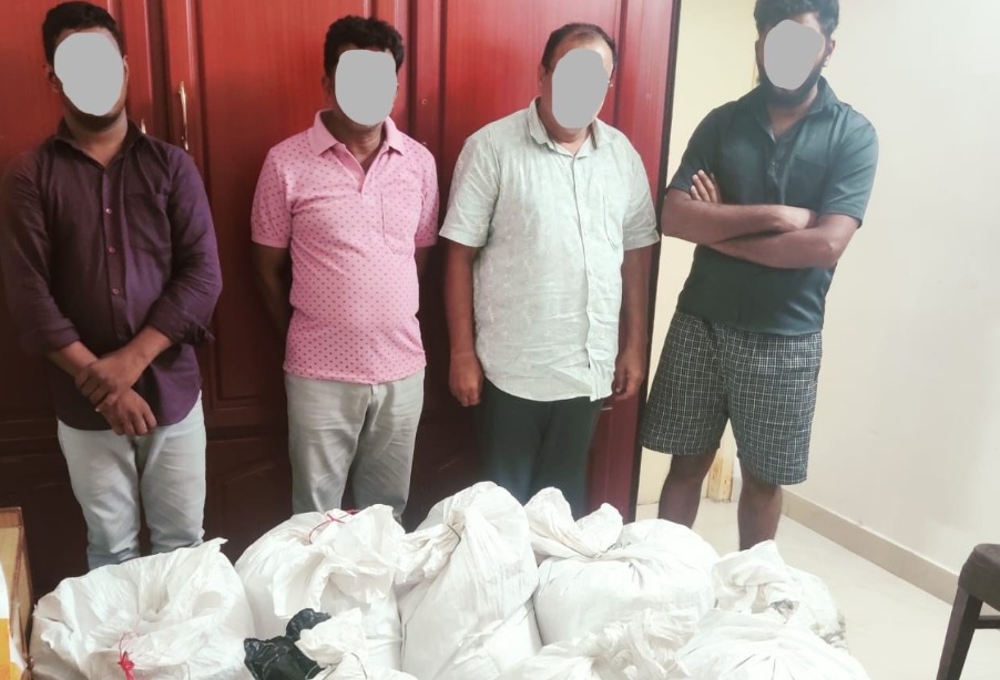 جیڈی میٹلہ میں پولیس کی بڑی کاروائی، 72 کروڑ روپے  مالیت کی منشیات ضبط 