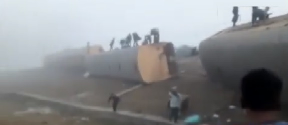 بنگال میں جلپائی گوڑی کے قریب ٹرین حادثہ، 3 مسافر ہلاک، 20 زخمی