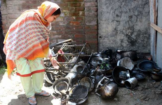 چھتہ بل سری نگر میں آتشزدگی کی واردات میں مکان خاکستر