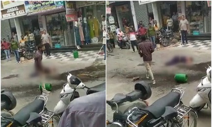 پنجاب کے مصروف بازار میں شوہر نے دن دیہاڑے بیوی کو قتل کر دیا