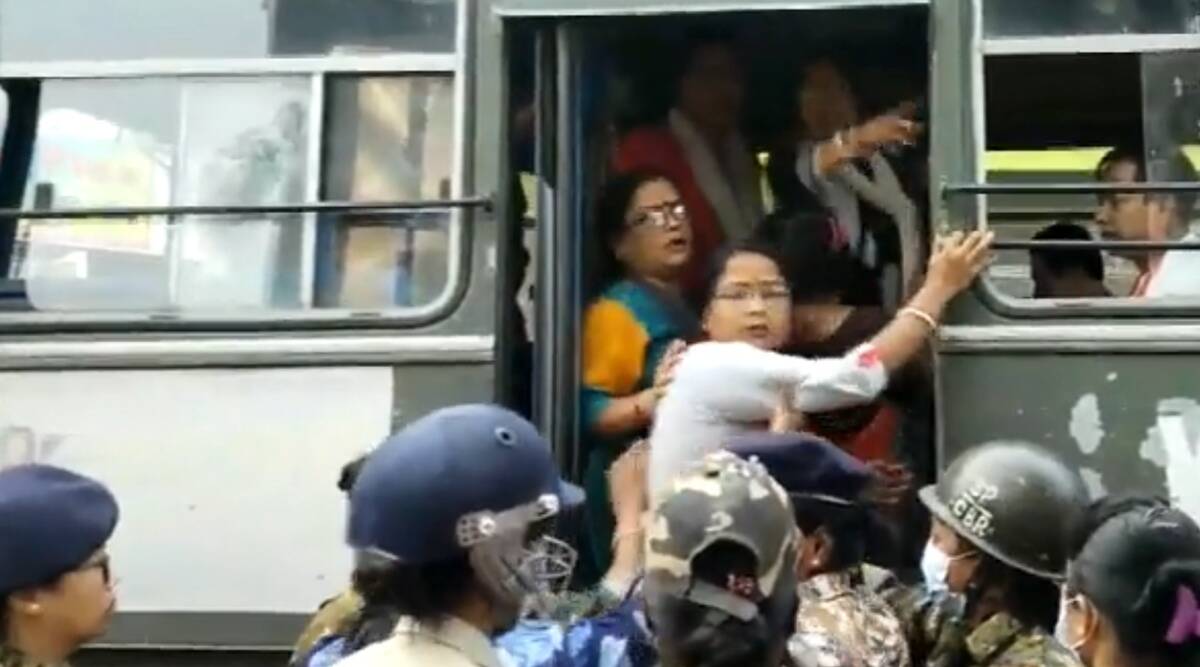 بنگال میں لڑکی کی موت پر احتجاج کے درمیان بی جے پی کارکنوں کو حراست میں لے لیا گیا