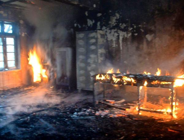 شمالی کشمیر میں شدید آگ سے 19 مکان جل کر خاک
