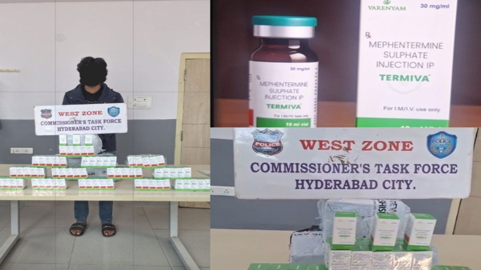 غیر قانونی اسٹیرائیڈ انجکشن کی فروخت؛ ویسٹ زون ٹاسک فورس نے نوجوان کو گرفتار کیا