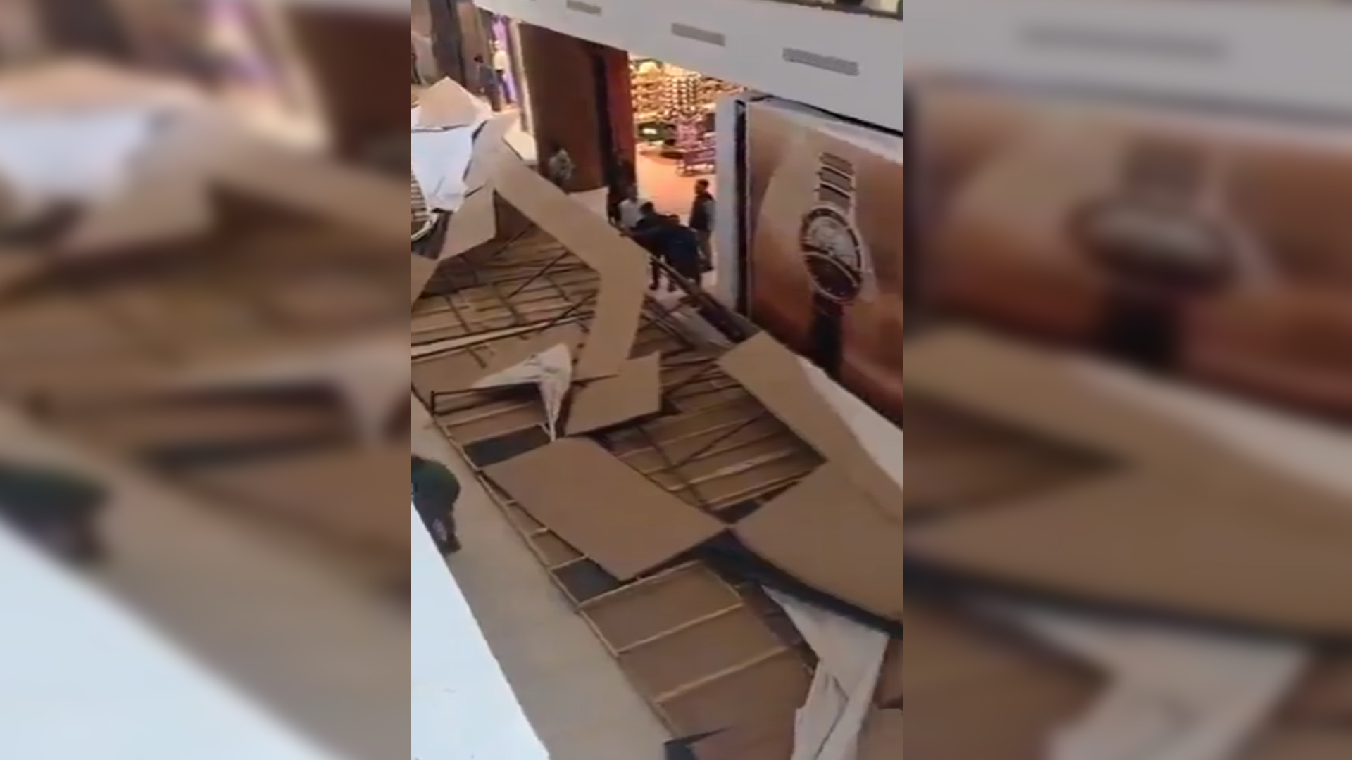 حیدرآباد: کوکٹ پلی کے لیک شور مال میں چھت کے بورڈ گرنے سے تین افراد زخمی