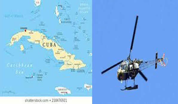 کیوبا میں ہیلی کاپٹر حادثے میں پانچ افراد ہلاک