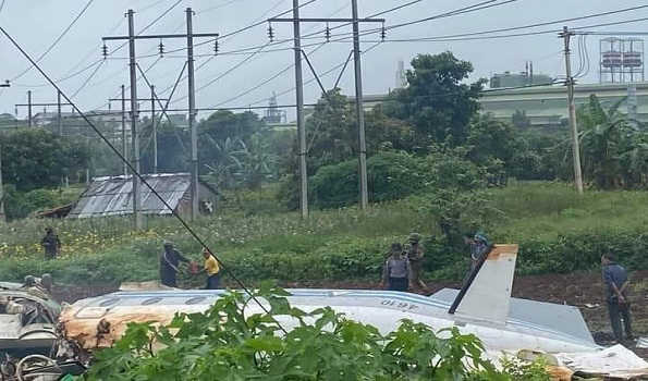 میانمار میں فوجی طیارہ حادثے کا شکار ، 12 افراد ہلاک
