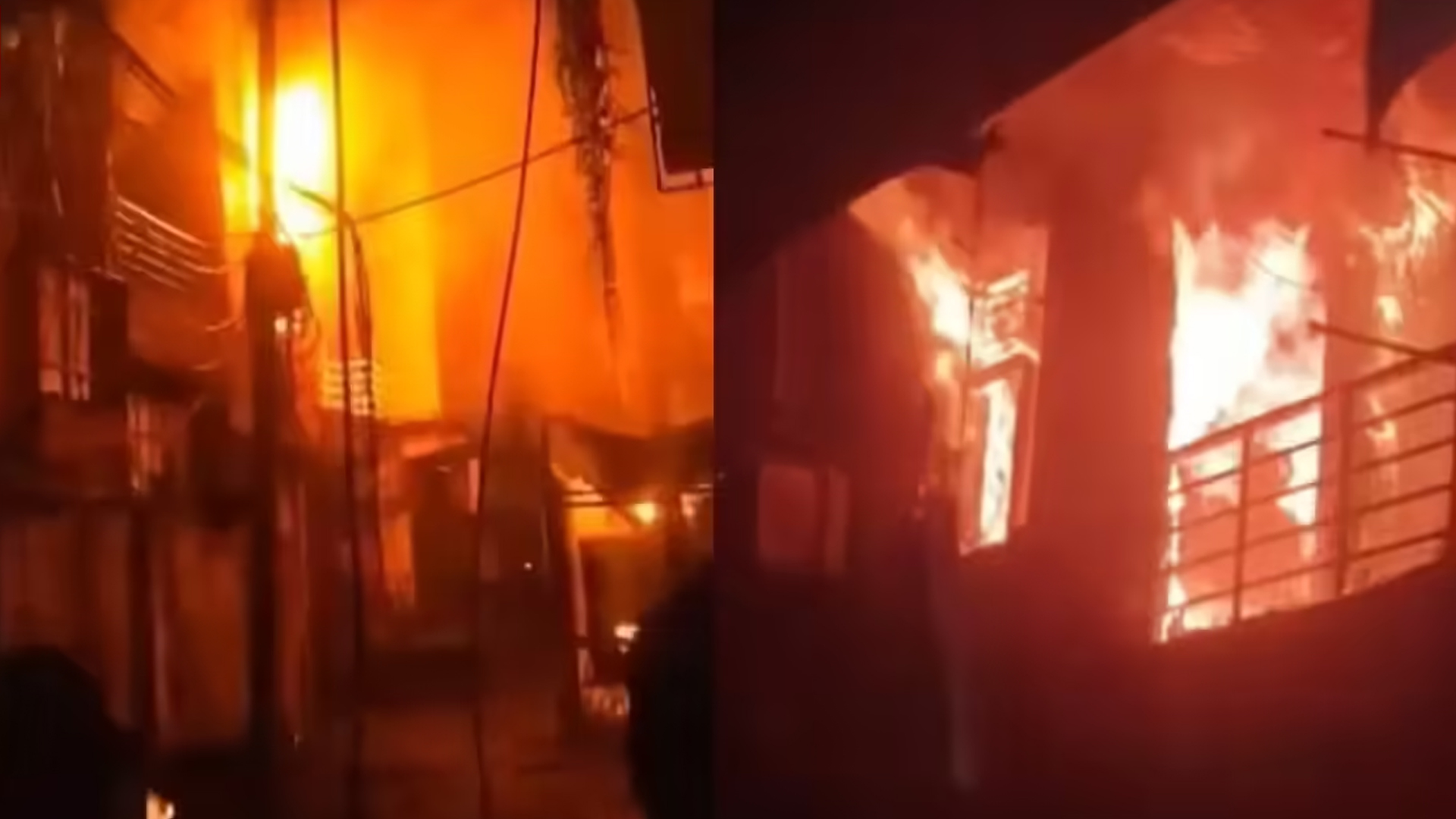 مشرقی دہلی کے لکشمی نگر میں  ہفتے کی رات  خوفناک آتشزدگی، 4 عمارتیں متاثر