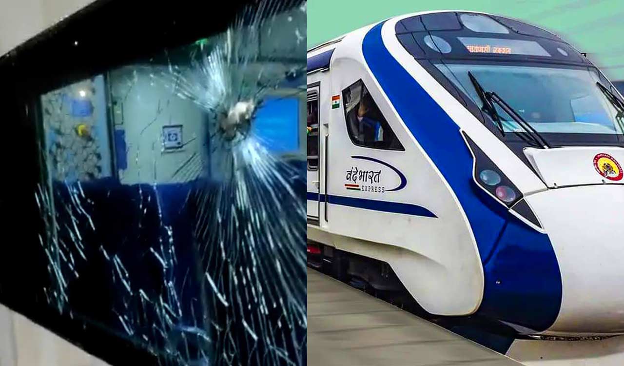 وشاکھاپٹنم میں پتھراؤ سے وندے بھارت ٹرین کی کھڑکی ٹوٹ گئی