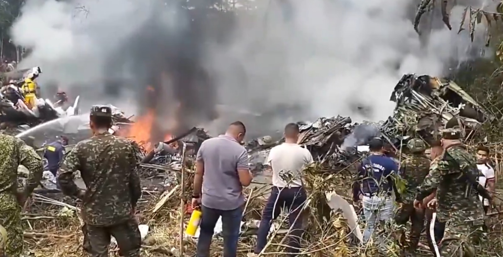 کولمبیا میں فضائیہ کے طیارہ حادثے میں 66 فوجیوں کی ہلاکت