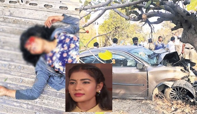 کار حادثے میں تلگو ٹی وی اداکارہ کی موت، شوٹنگ سے واپسی کے وقت ہوا حادثہ