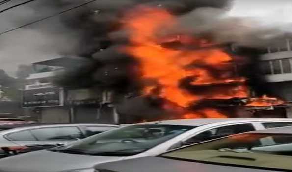 دہلی، لاجپت نگر میں آتشزدگی
