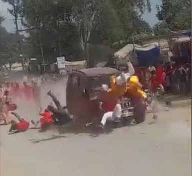 چھتیس گڑھ: وسرجن جلوس کو کچلتے ہوئے نکلی کار، ایک کی موت کئی زخمی