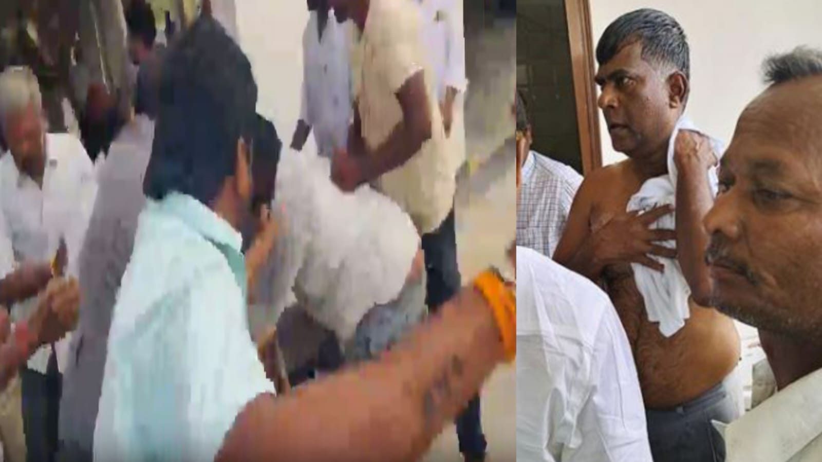 کانگریس رکن اسمبلی میگھا ریڈی پر اپنی پارٹی کے لیڈروں کے ذریعہ حملہ کرنے کی کوشش