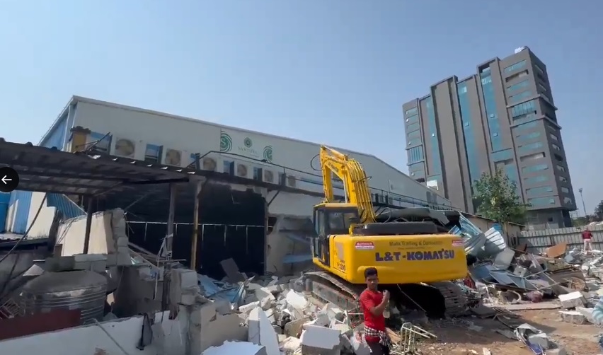 گچی باؤلی میں حائیڈرا کی انہدامی کارروائیاں