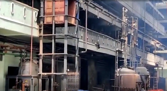 حیدرآباد: کمیکل فیکٹری میں بڑے پیمانہ پر آگ لگ گئی