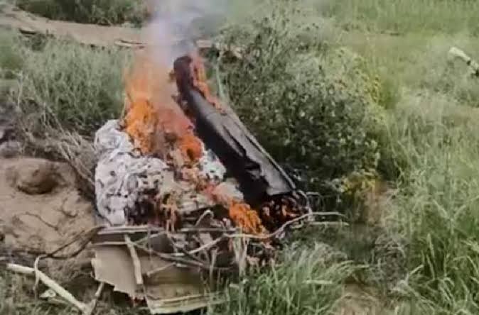 فضائیہ کا جگوار جنگی طیارہ گر کر تباہ، دونوں پائلٹ کی موت