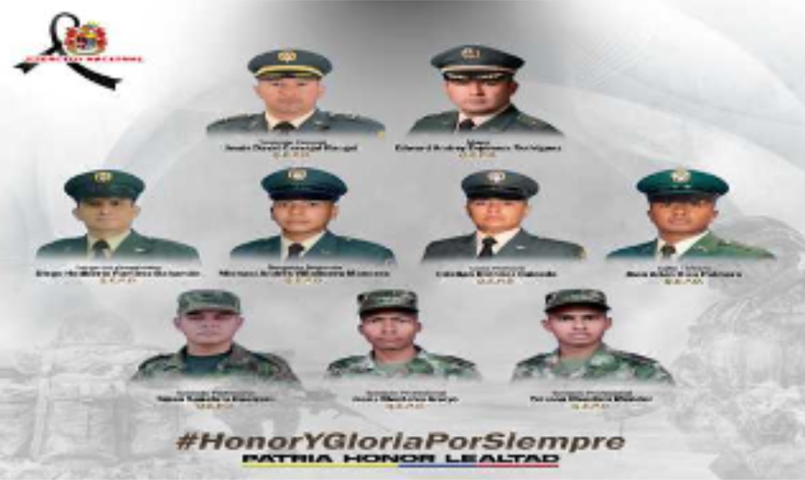 کولمبیا میں فوج کا ہیلی کاپٹر گرکرتباہ ، نو فوجی ہلاک