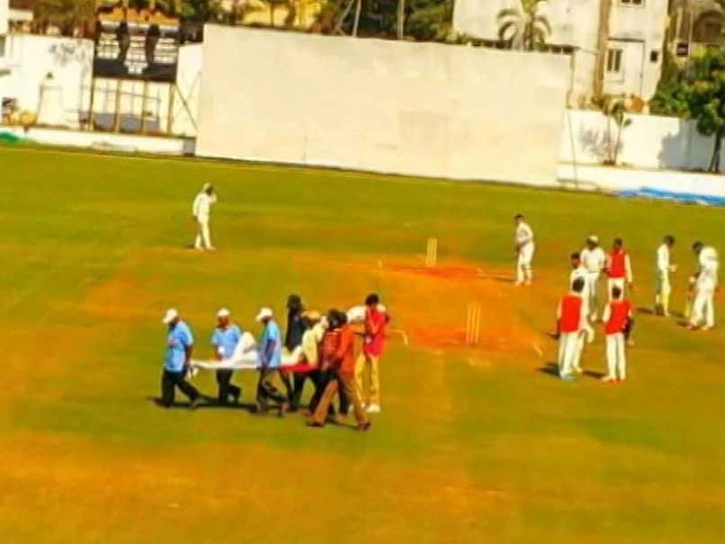 رنجی ٹرافی: حیدرآباد کے کرکٹر تنمي اگروال کے سر میں گیند لگی، ہسپتال میں داخل