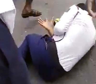 دہلی:چلان کاٹنے پر ٹرافک پولیس کی پٹائی