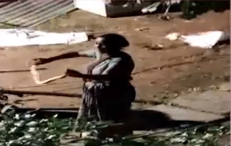خاتون نے بغیر کسی خوف کے سانپ کو پکڑلیا۔ویڈیو وائرل،تلنگانہ میں واقعہ