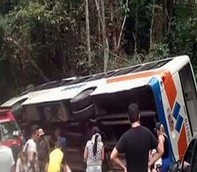 برازیل میں بس حادثہ میں 15لوگوں کی موت،50زخمی