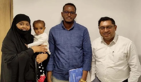 صومالیہ کی 11 ماہ کی بچی کا حیدرآباد میں دل کا آپریشن