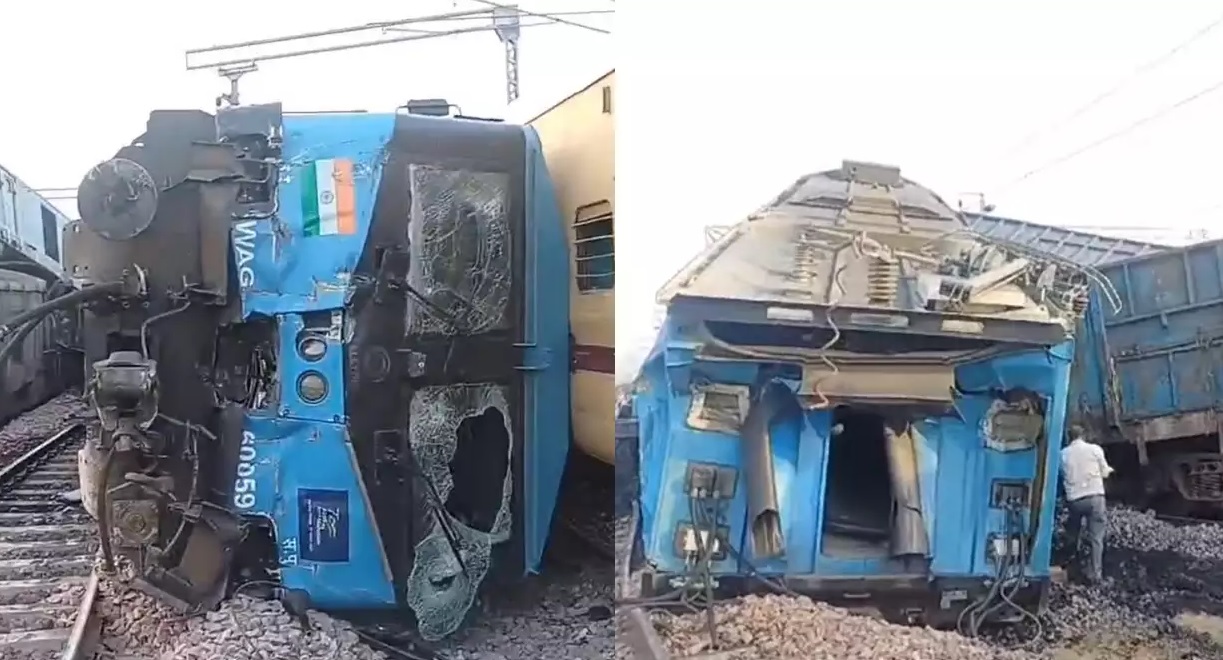 پنجاب: امرتسر دہلی ریلوے لائن پر دو ٹرینوں کے درمیان تصادم 