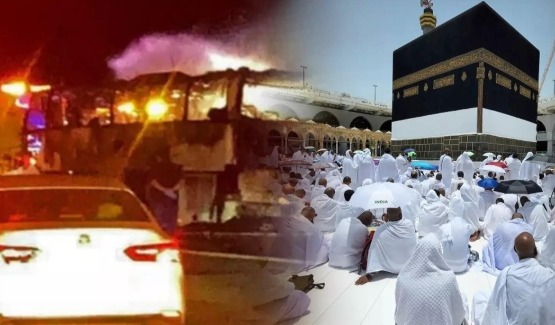 مدینہ کے قریب خوفناک حادثہ: 45 حیدرآبادی زائرین جاں بحق، ایک شدید زخمی