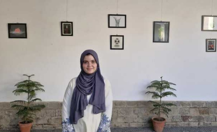 سینٹ اسٹیفن کالج کی آرٹ گیلری میں تصویروں کی نمائش