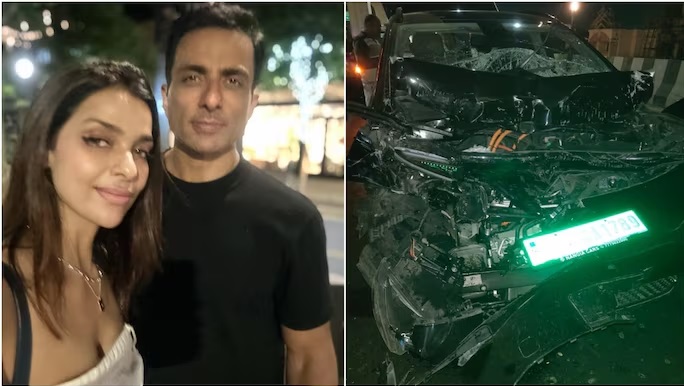 سونالی سود کی کار حادثے کا شکار 