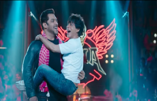 سلمان خان کی گود میں خوب ناچے شاہ رخ:فلم زیرو کا ٹیزر ہوا ریلیز