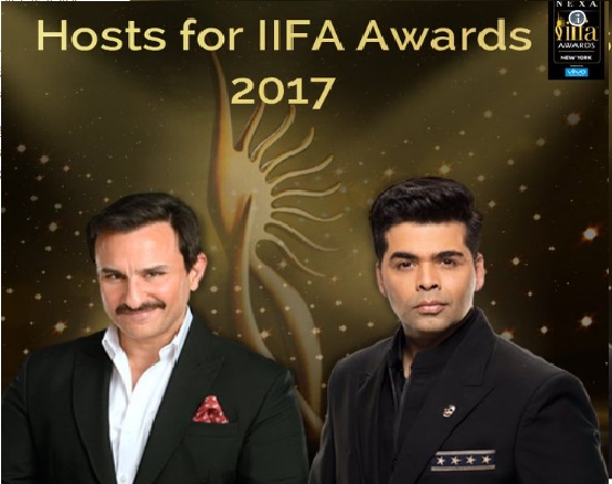 سیف علی خان اور کرن جوہر کریں گے IIFA Awards کی میزبانی