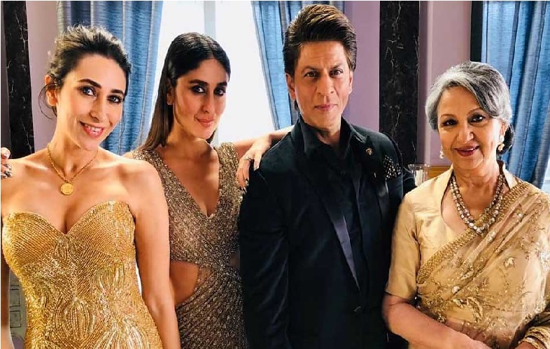 ساس شرمیلا ٹیگور، بہن کرشمہ اور شاہ رخ خان کے ساتھ کچھ یوں نظر آئیں کرینہ کپور