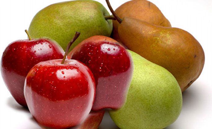 ناشپاتی اور سیب سے فالج کا خطرہ کم