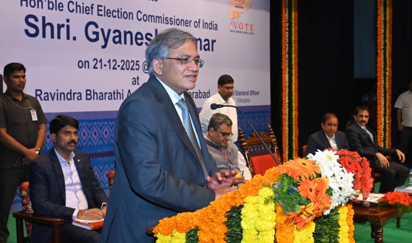 بہار کے بعد تلنگانہ میں ووٹر فہرست کی خصوصی جانچ، چیف الیکشن کمشنر کا اعلان