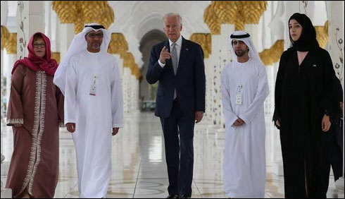 ابوظبی:امریکی نائب صدر جوبائیڈن کا مسجد کا دورہ