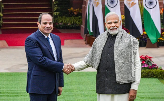 ہندوستان مصر اسٹریٹجک پارٹنرشپ قائم کرے گا