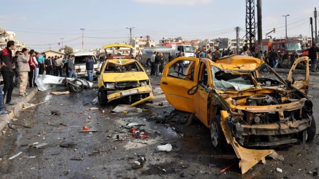 بم دھماکوں سے لرز اٹھا شام، 140 قیمتی جانیں ضائع