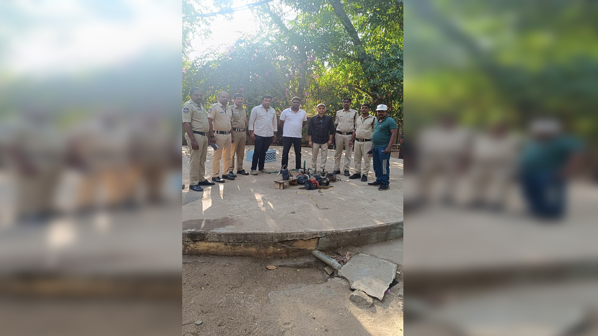 حیدرآباد میں غیر قانونی واٹر موٹروں کے خلاف کارروائی، 7 موٹریں ضبط