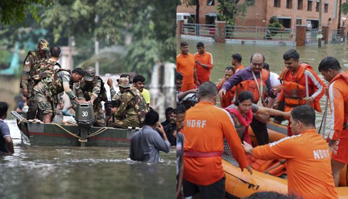 چنئی میں بارش رکنے کے بعد سیلاب سے تھوڑی راحت؛ ریلیف-بچاؤ کاموں میں تیزی، اب تک ہزاروں لوگوں کو بچایا گیا