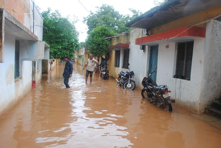 بیدر ضلع میںبارش کے پانی کی نکاسی کا قبل از وقت بارش کوئی نظم نہیں 