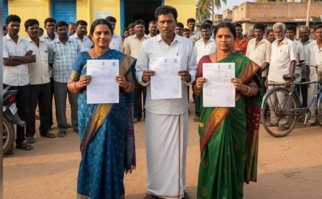 سدی پیٹ میں انوکھا معاملہ: دونوں بیویاں امیدوار، ایک سرپنچ منتخب