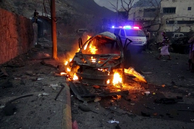 یمنی شہر عدن میں خود کش حملہ، کم از کم 10 ہلاک