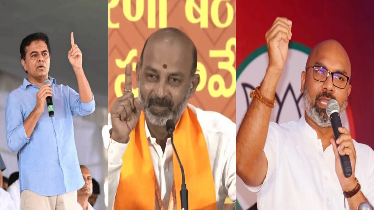 کے ٹی آر  کا بنڈی سنجے اور دھرم پوری اروِند کو ہتکِ عزت کے قانونی نوٹس