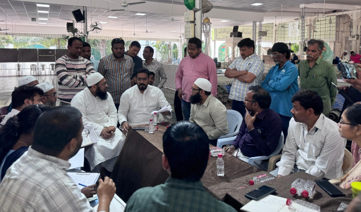 نامپلی: رکن اسمبلی ماجد حسین کا رمضان انتظامات پر جائزہ اجلاس