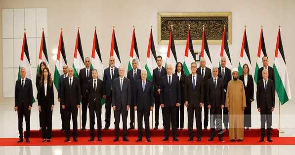 فلسطین کی نئی حکومت کی حلف برداری